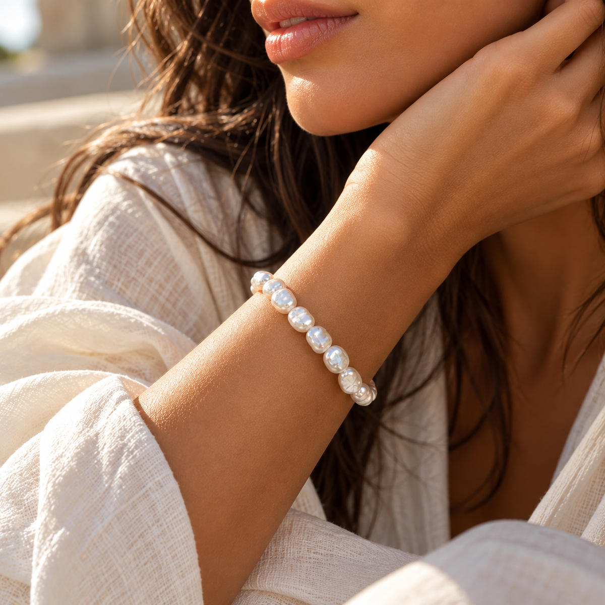 Luna Pearl Bracelet
