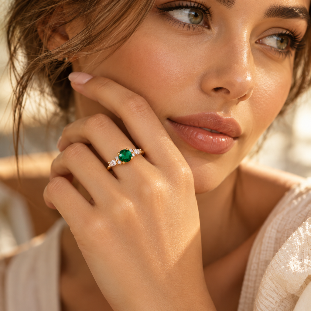 Emerald Elegance Ring