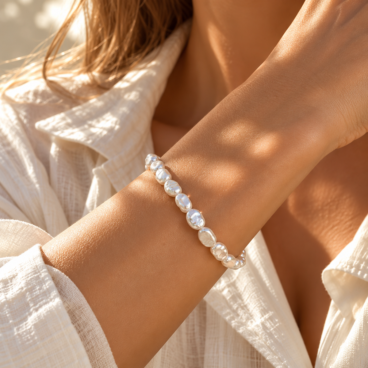 Luna Pearl Bracelet