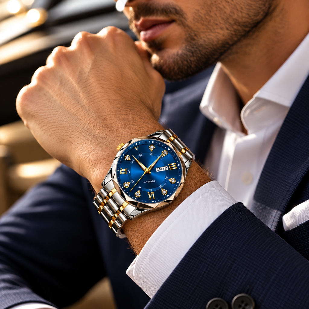 Royal Blue Men's Watch
