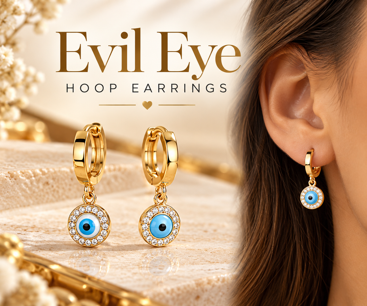 Evil Eye Drop Earrings