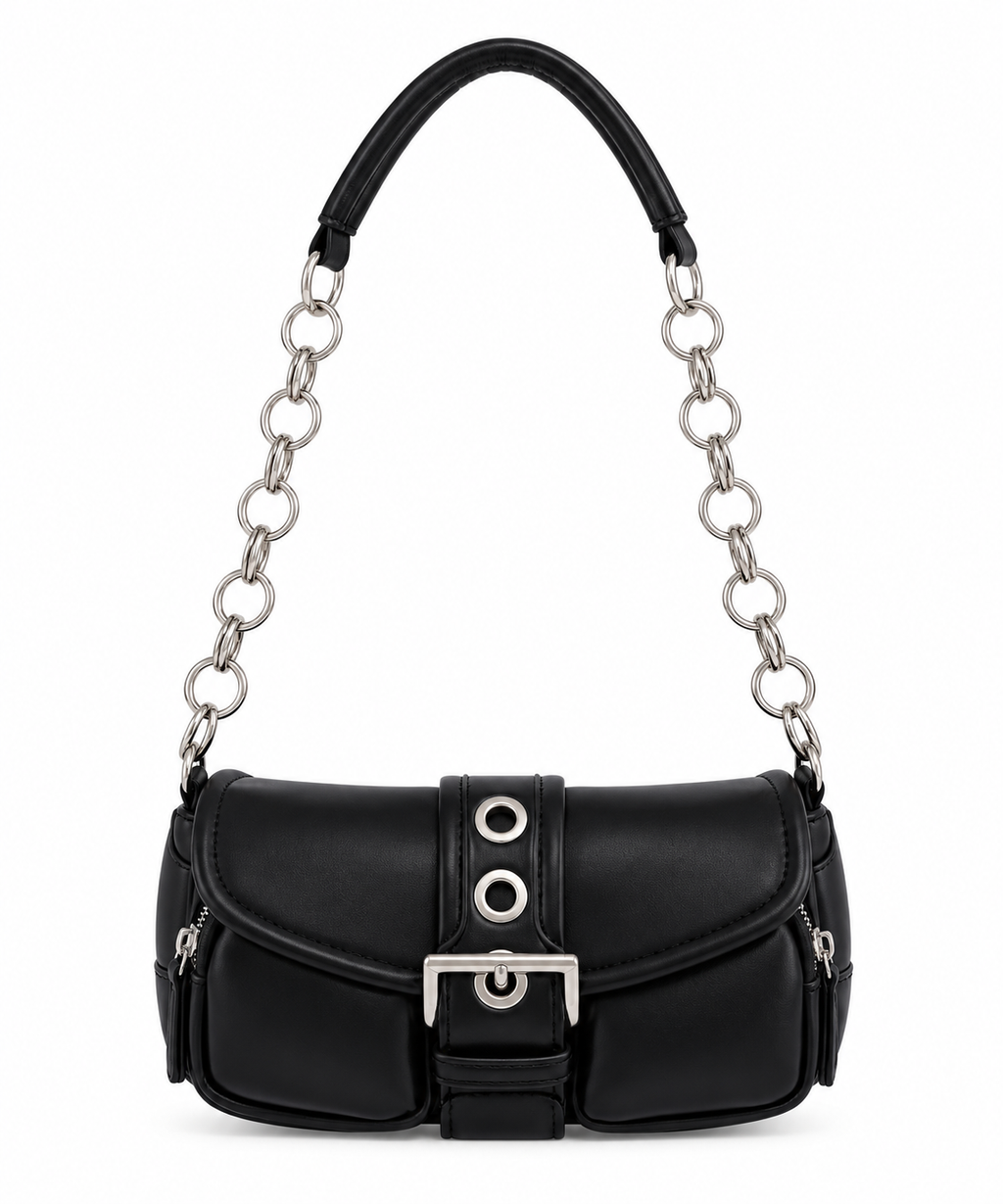 Retro Elegance Chain Shoulder Bag