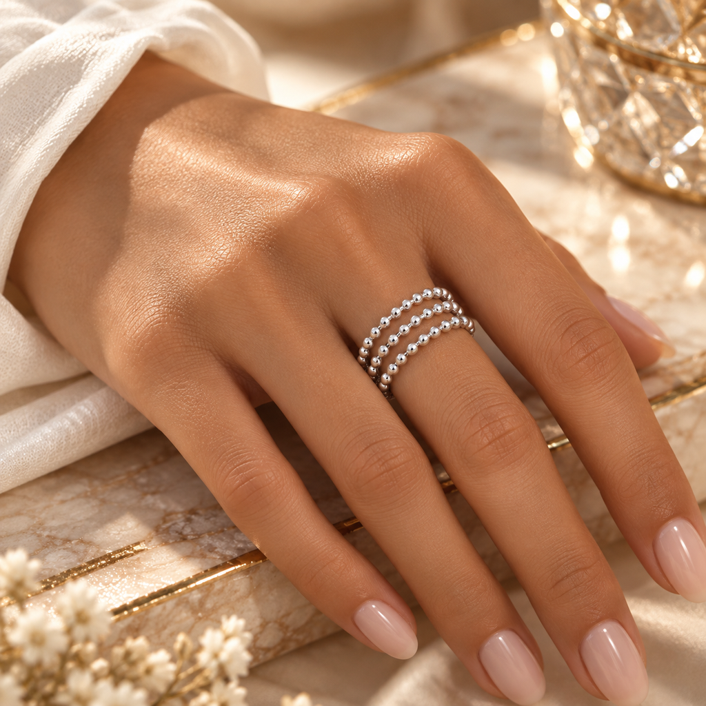 Eternal Beaded Ring