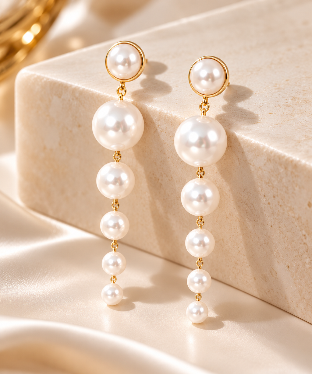 Pearl Cascade Elegance