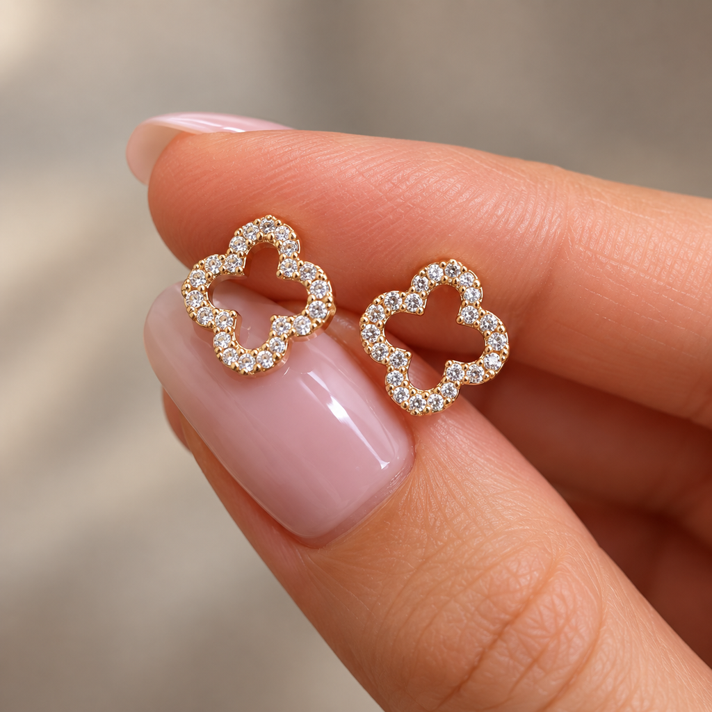 Lumière Clover Earrings