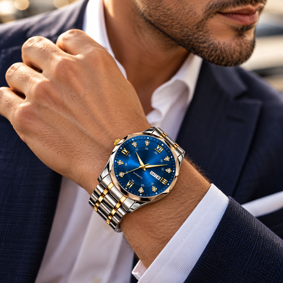 Royal Blue Men's Watch