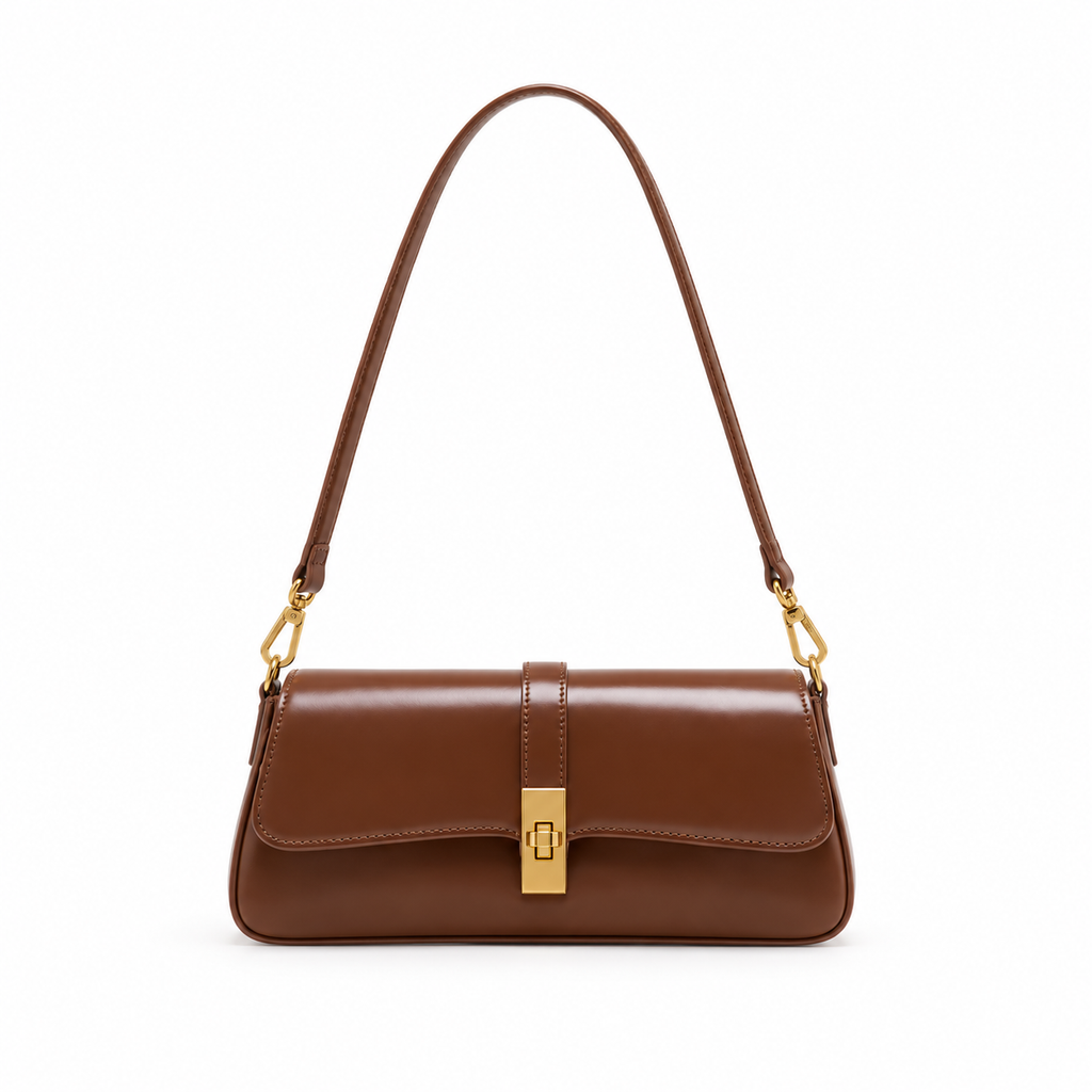 Granada Classic Leather Shoulder Bag