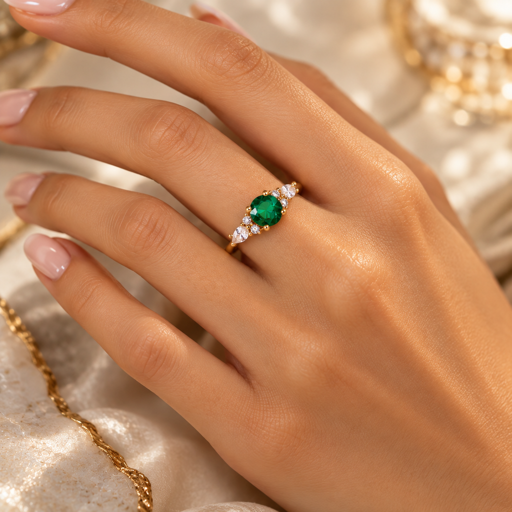Emerald Elegance Ring
