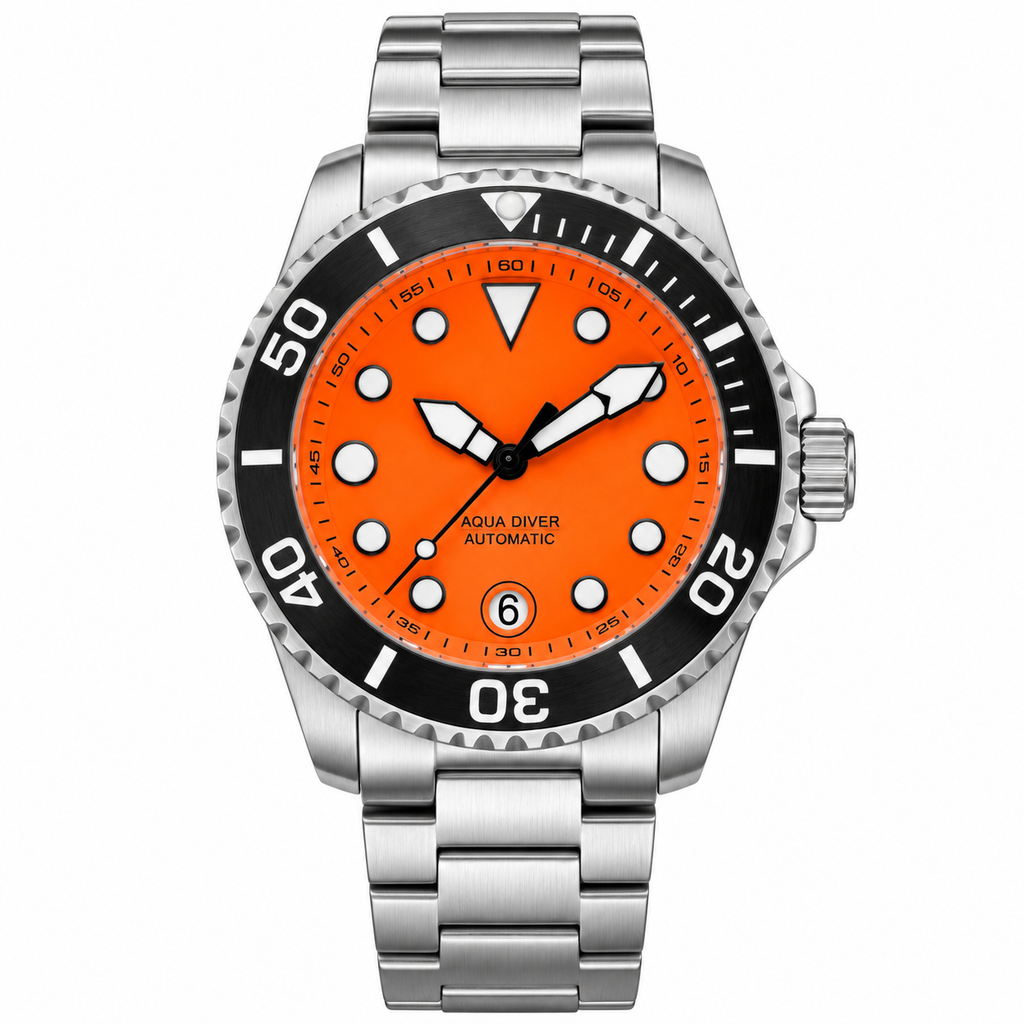 Aqua Diver Orange Automatic Watch