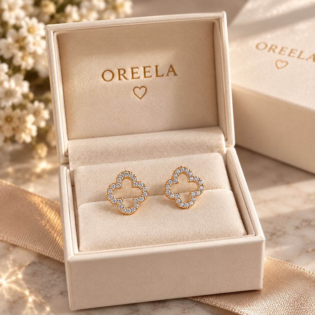 Lumière Clover Earrings