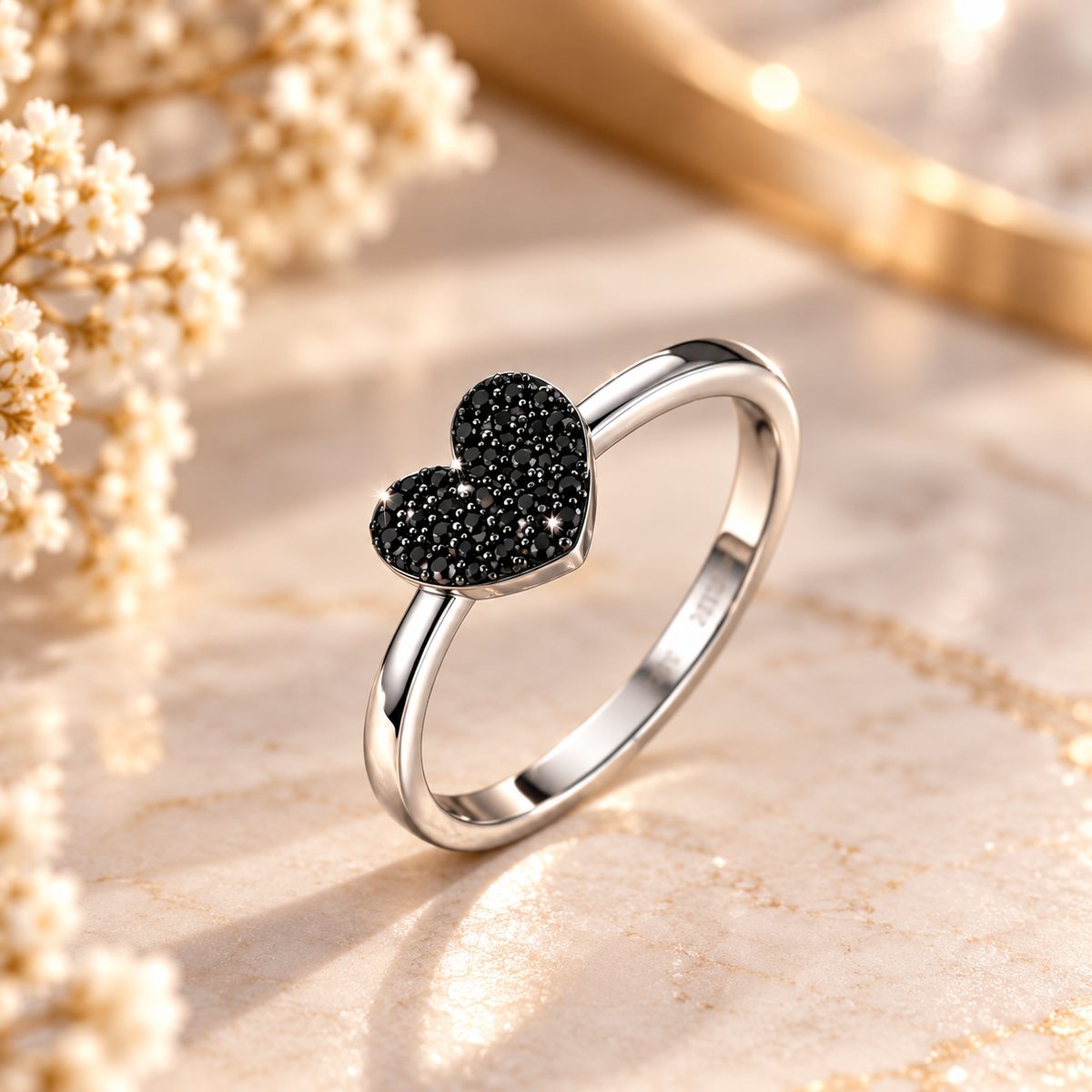Noir Heart Ring