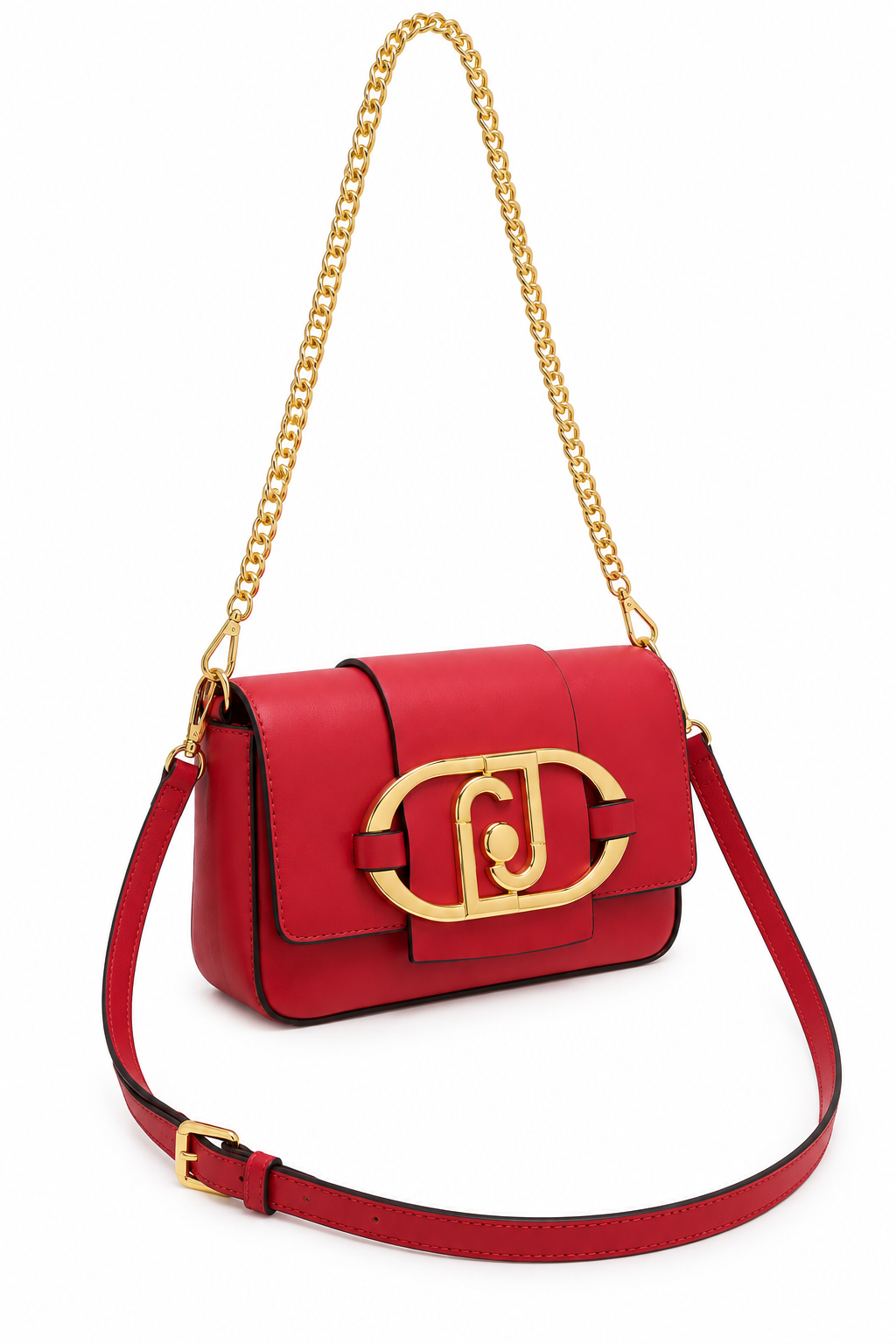 Signature Elegance Buckle Crossbody Bag