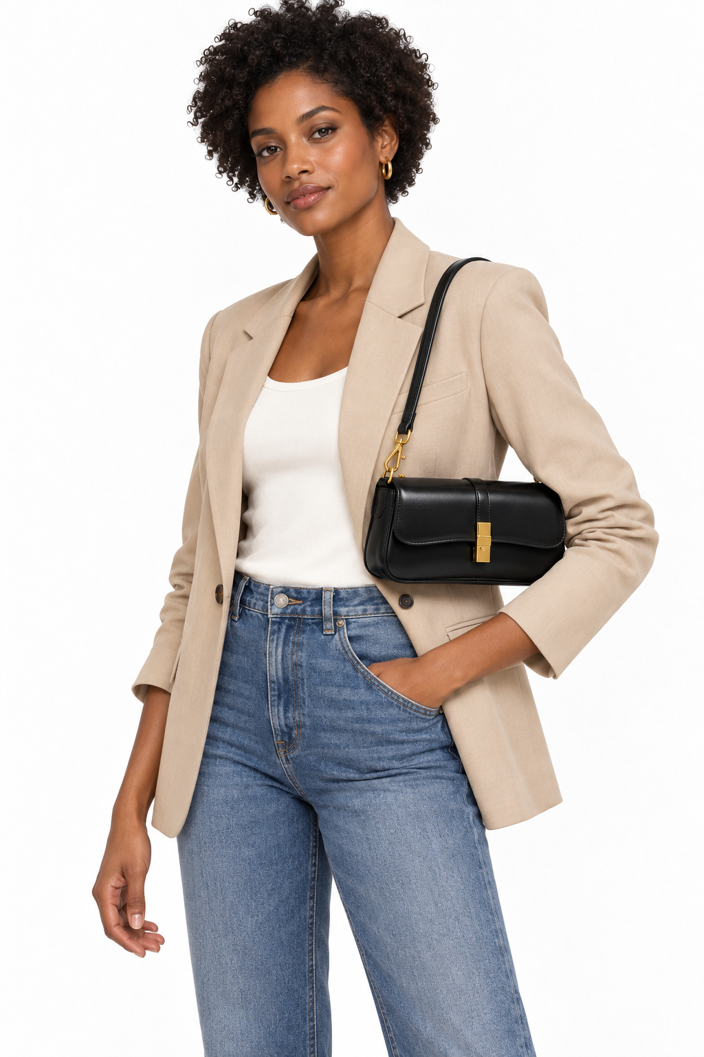 Granada Classic Leather Shoulder Bag