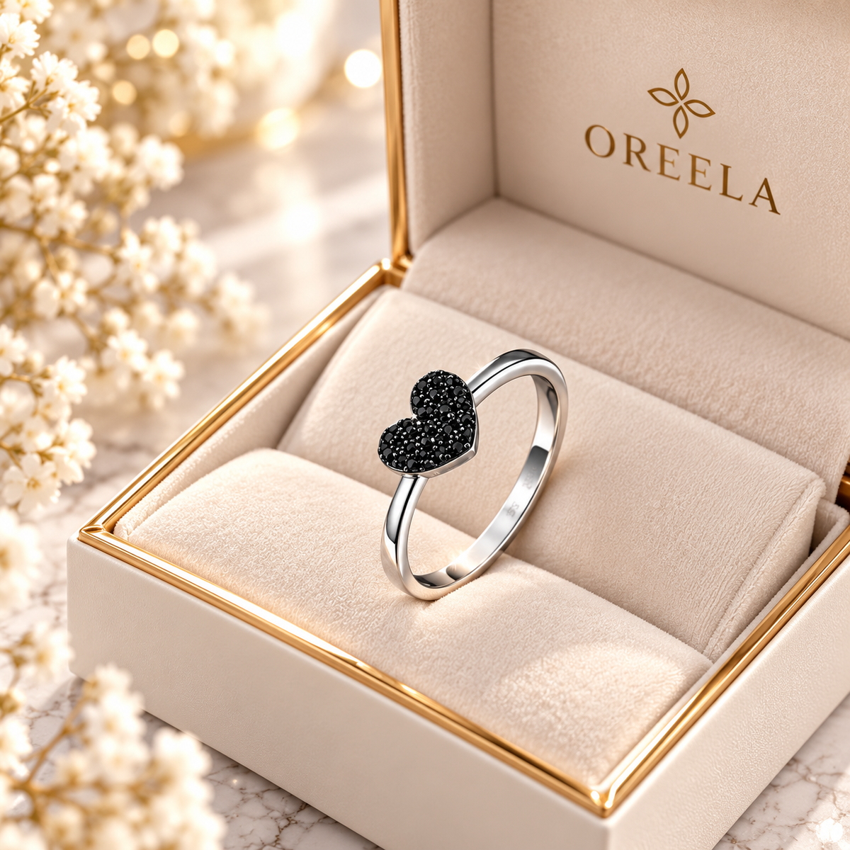 Noir Heart Ring