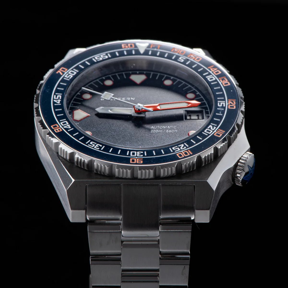 SEESTERN Men Watch Sapphire Luminous 200m Waterproof Bracelet Retro - Oreela