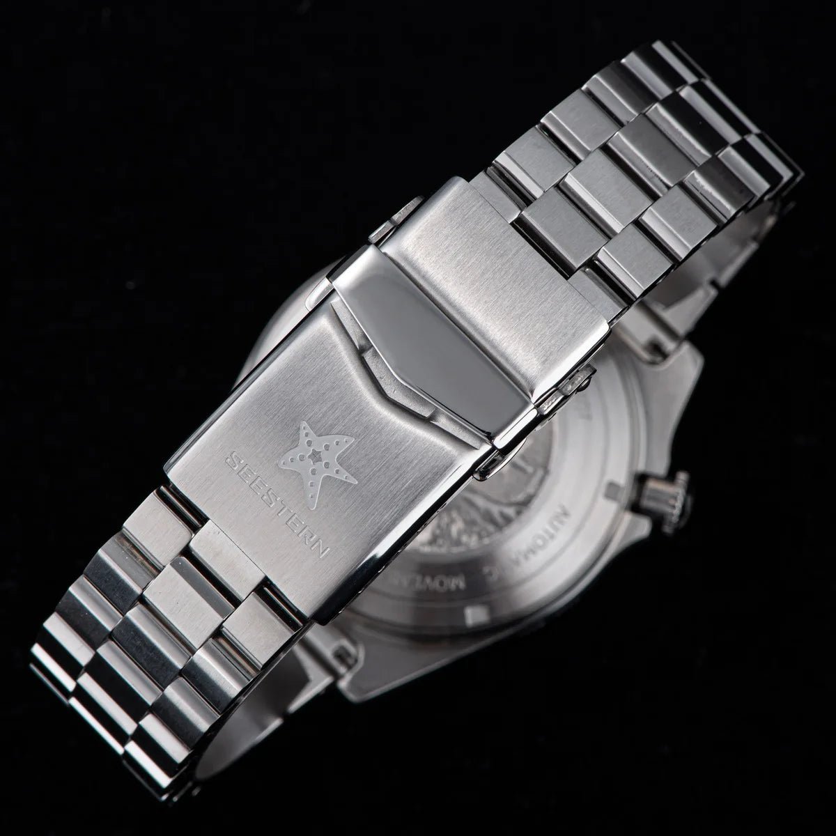 SEESTERN Men Watch Sapphire Luminous 200m Waterproof Bracelet Retro - Oreela