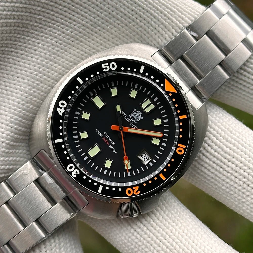 STEELDIVE Classic Ceramic Bezel 200M Water Resistant Sapphire Glass - Oreela