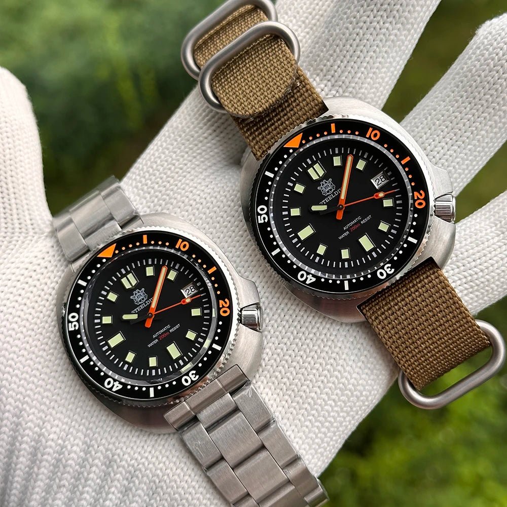 STEELDIVE Classic Ceramic Bezel 200M Water Resistant Sapphire Glass - Oreela