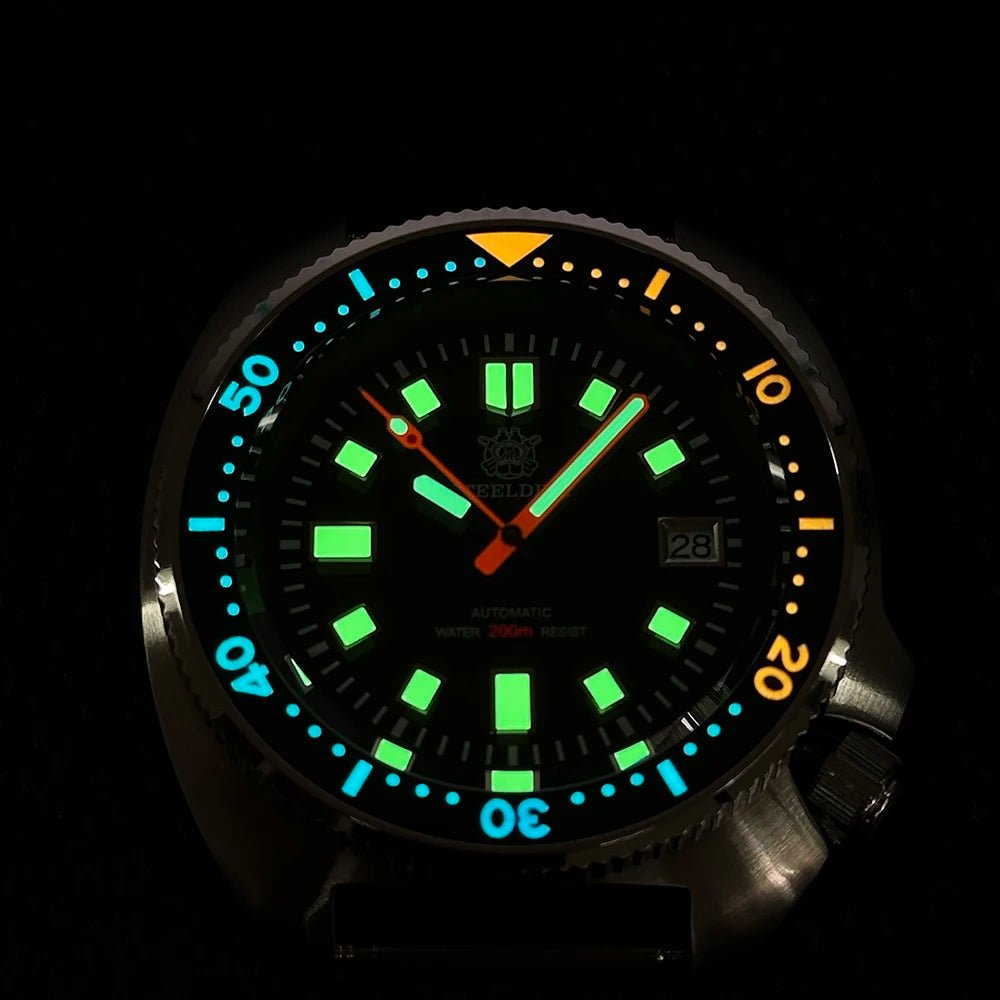 STEELDIVE Classic Ceramic Bezel 200M Water Resistant Sapphire Glass - Oreela