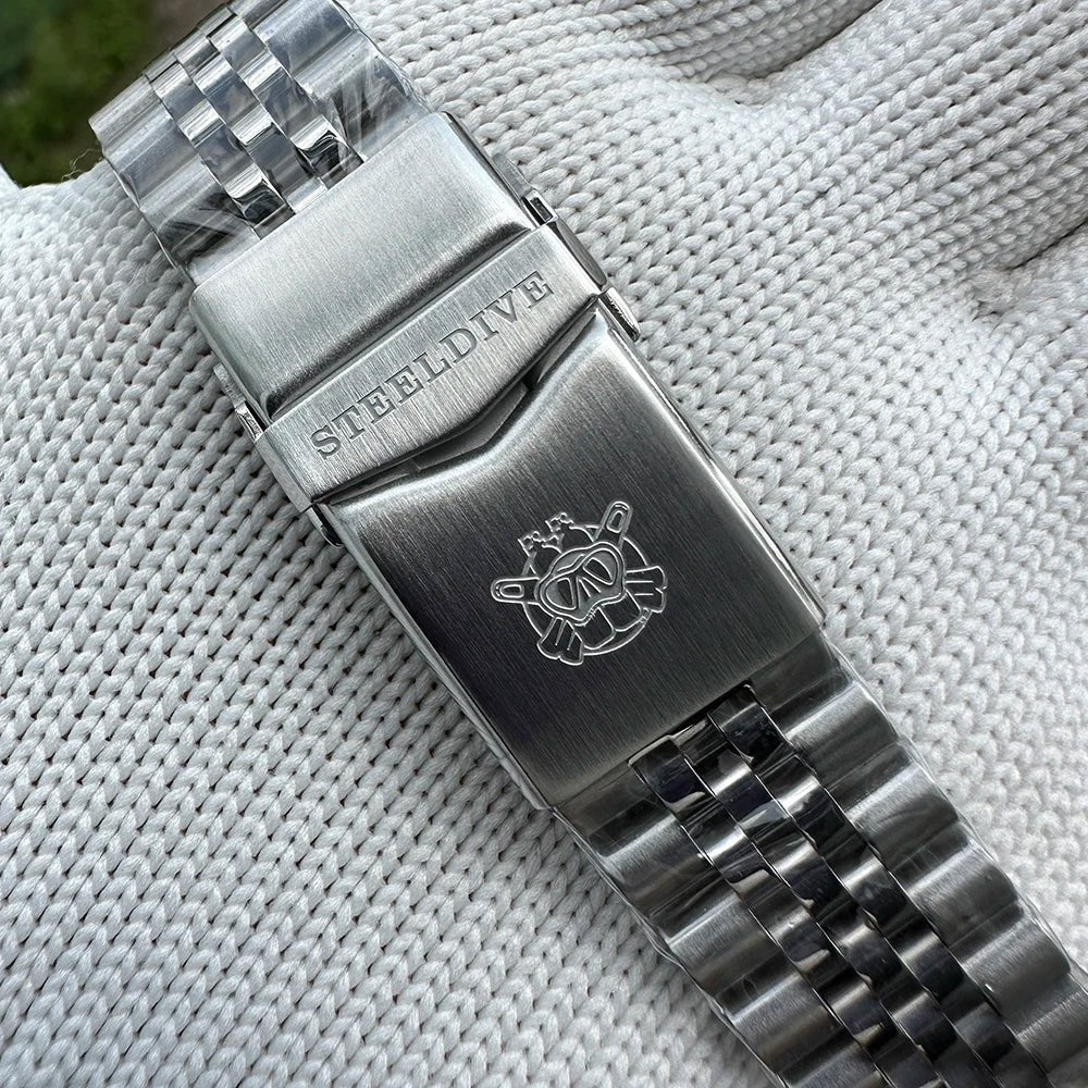 STEELDIVE Official GMT SD1992 Fashion Watch Steel Bezel Super Luminous Dive 300M Waterproof - Oreela