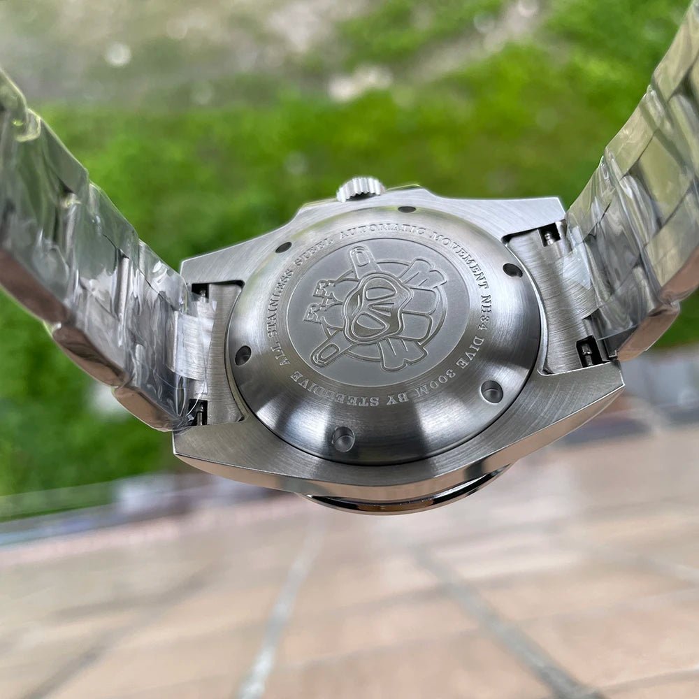 STEELDIVE Official GMT SD1992 Fashion Watch Steel Bezel Super Luminous Dive 300M Waterproof - Oreela