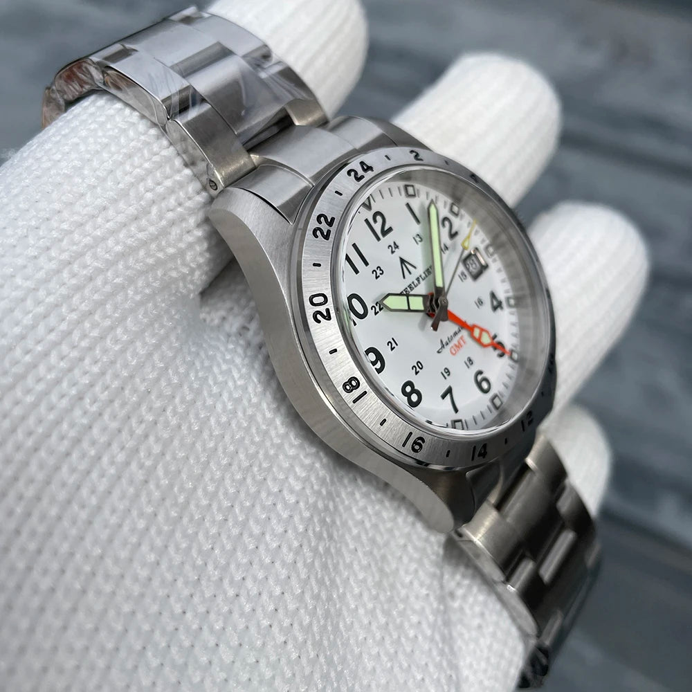 STEELFLIER Official SF792 GMT Mechanical Dive Watch Super Luminous - Oreela