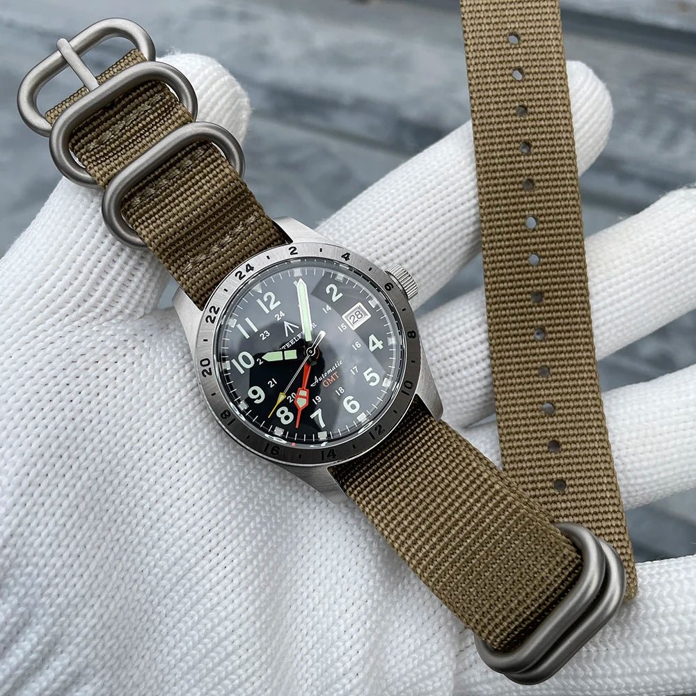 STEELFLIER Official SF792 GMT Mechanical Dive Watch Super Luminous - Oreela