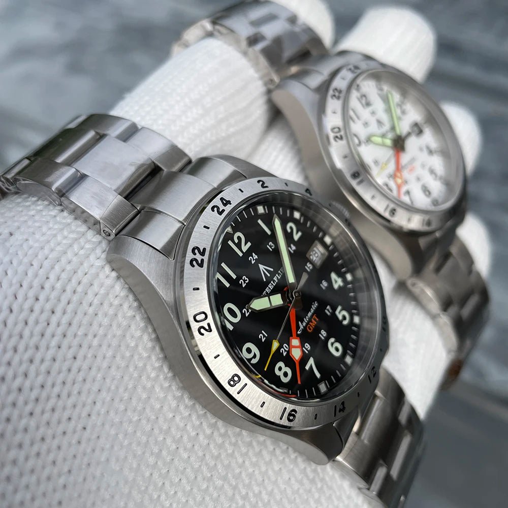 STEELFLIER Official SF792 GMT Mechanical Dive Watch Super Luminous - Oreela