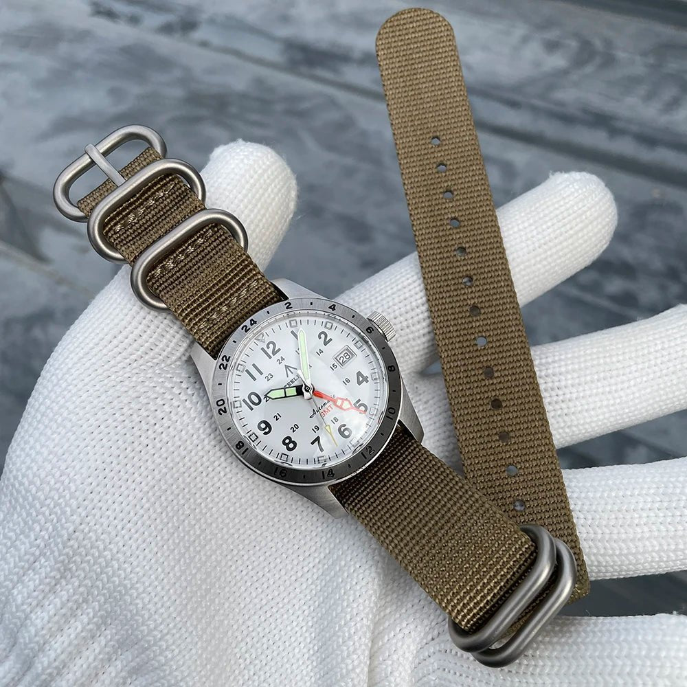 STEELFLIER Official SF792 GMT Mechanical Dive Watch Super Luminous - Oreela