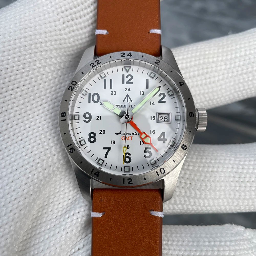 STEELFLIER Official SF792 GMT Mechanical Dive Watch Super Luminous - Oreela