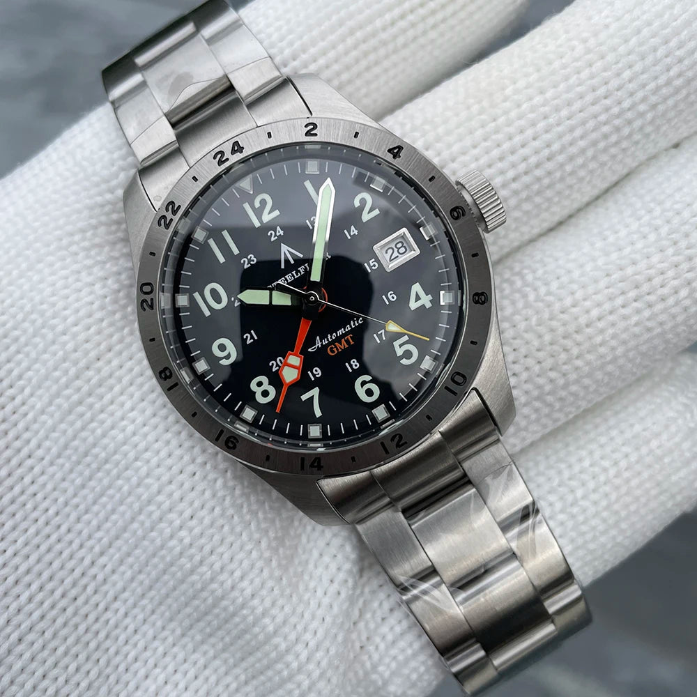 STEELFLIER Official SF792 GMT Mechanical Dive Watch Super Luminous - Oreela
