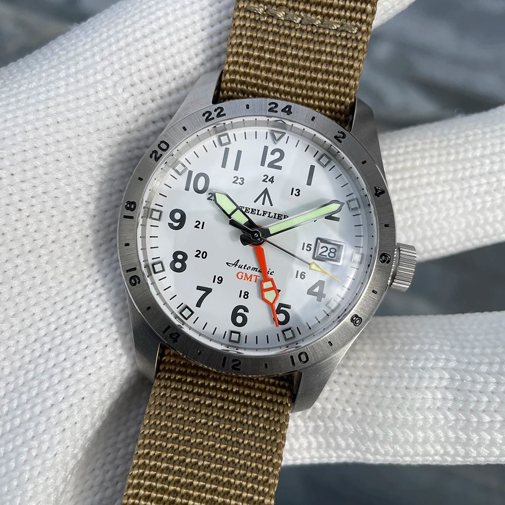 STEELFLIER Official SF792 GMT Mechanical Dive Watch Super Luminous - Oreela