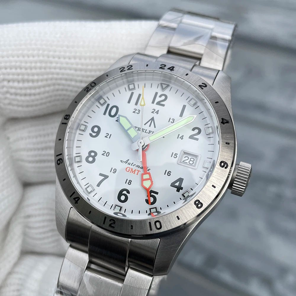 STEELFLIER Official SF792 GMT Mechanical Dive Watch Super Luminous - Oreela