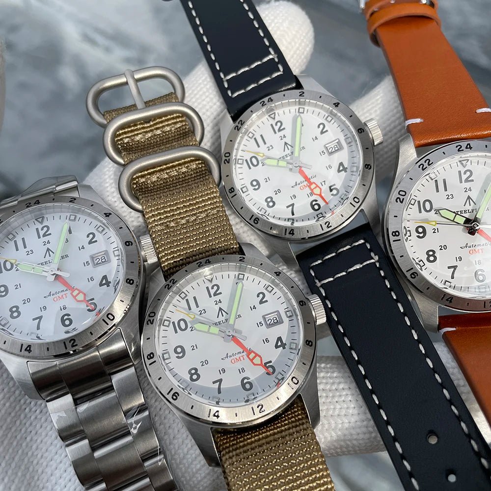 STEELFLIER Official SF792 GMT Mechanical Dive Watch Super Luminous - Oreela