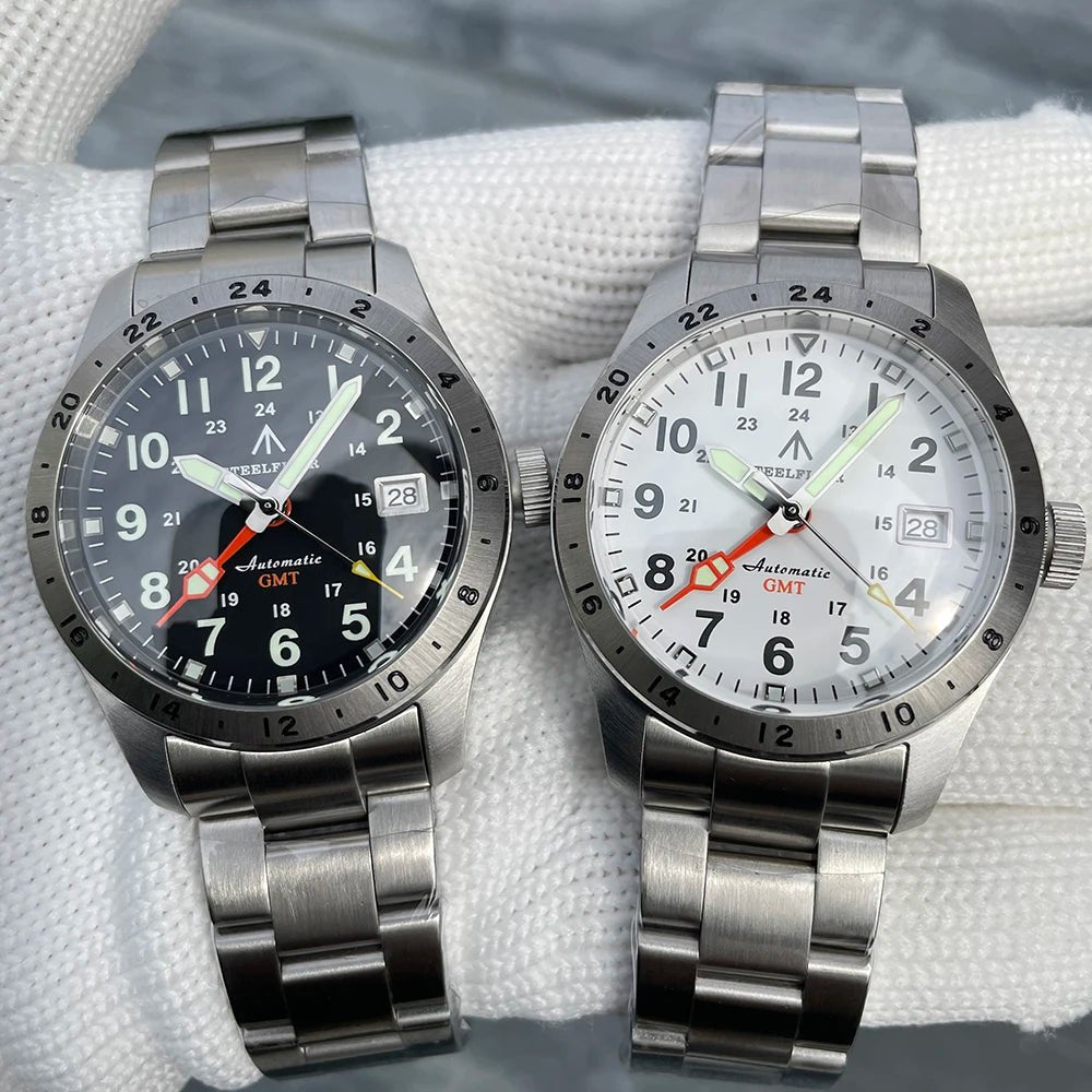 STEELFLIER Official SF792 GMT Mechanical Dive Watch Super Luminous - Oreela
