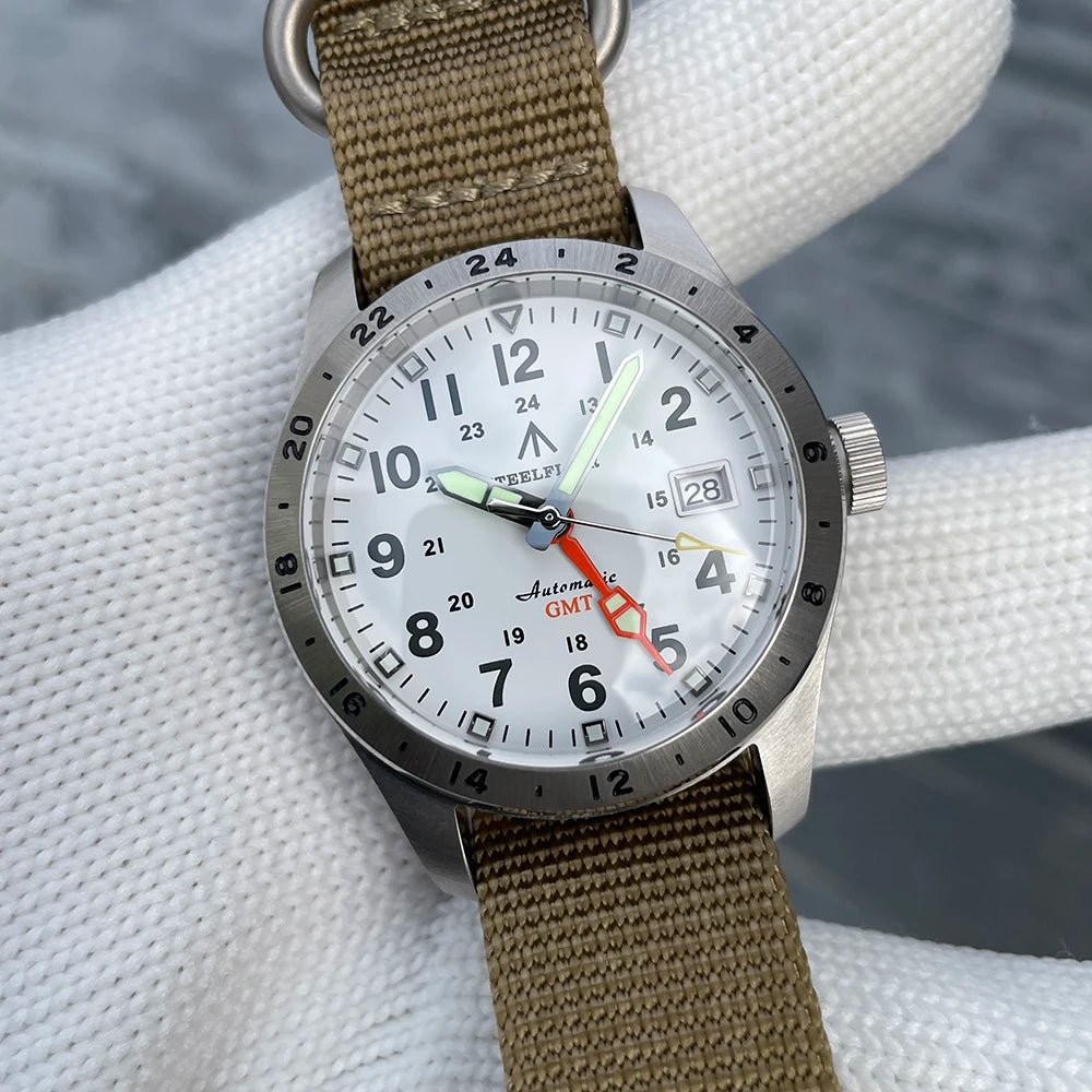 STEELFLIER Official SF792 GMT Mechanical Dive Watch Super Luminous - Oreela