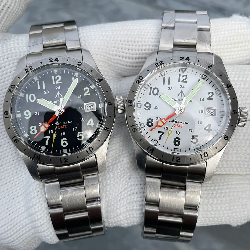 STEELFLIER Official SF792 GMT Mechanical Dive Watch Super Luminous - Oreela