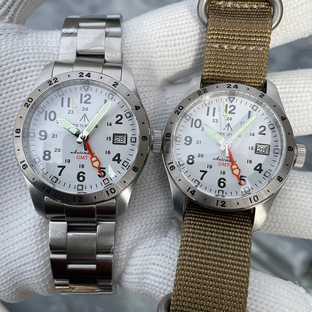 STEELFLIER Official SF792 GMT Mechanical Dive Watch Super Luminous - Oreela