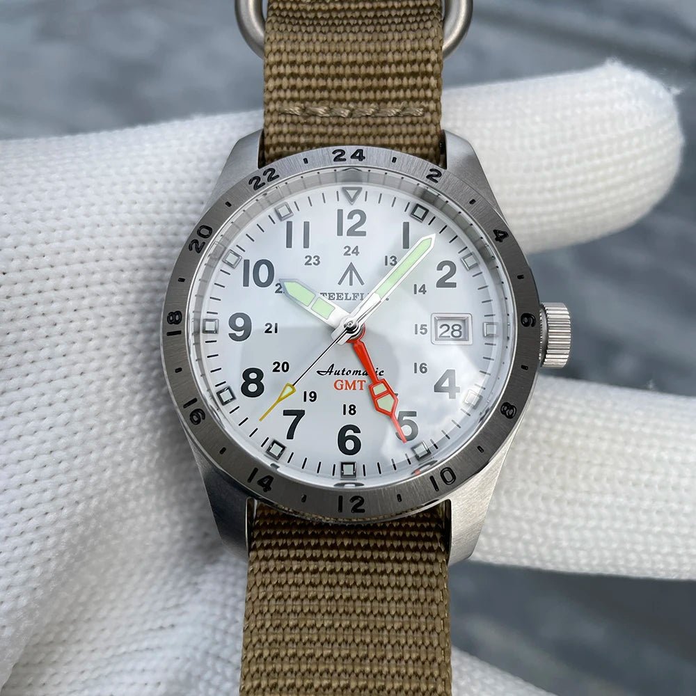 STEELFLIER Official SF792 GMT Mechanical Dive Watch Super Luminous - Oreela