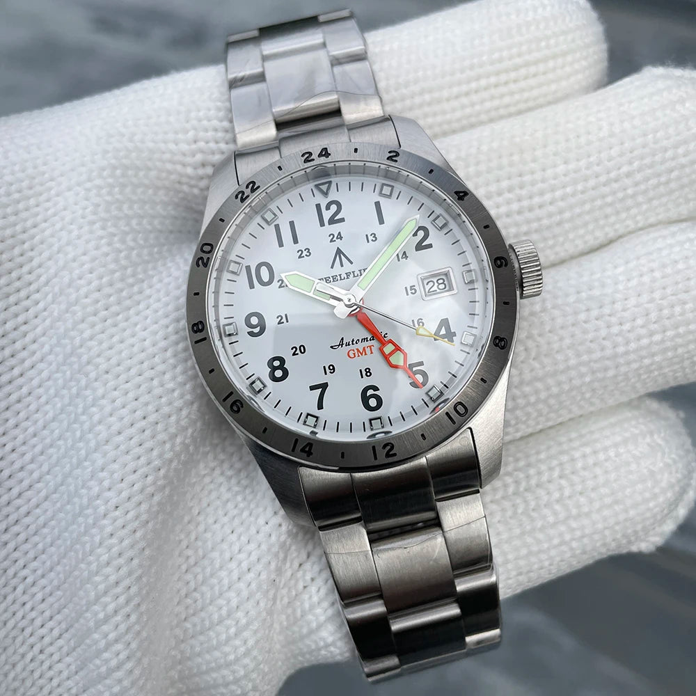 STEELFLIER Official SF792 GMT Mechanical Dive Watch Super Luminous - Oreela