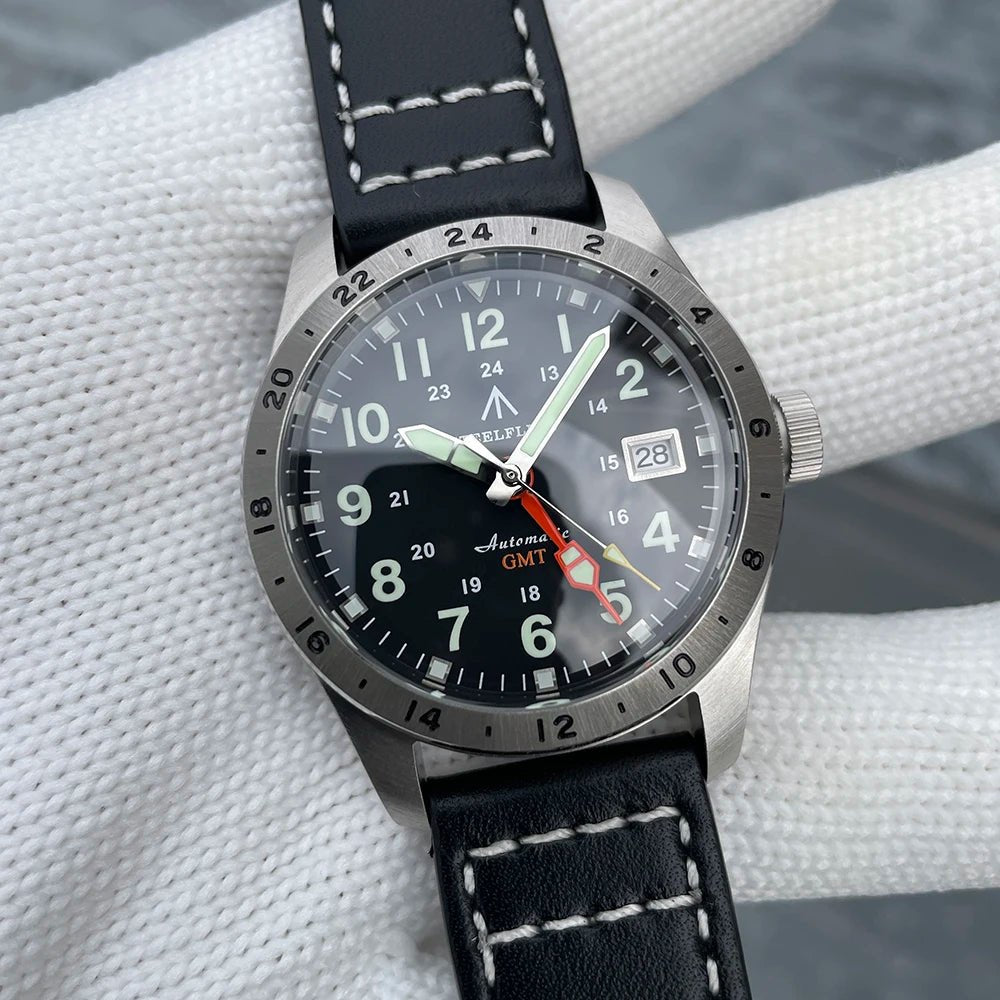 STEELFLIER Official SF792 GMT Mechanical Dive Watch Super Luminous - Oreela