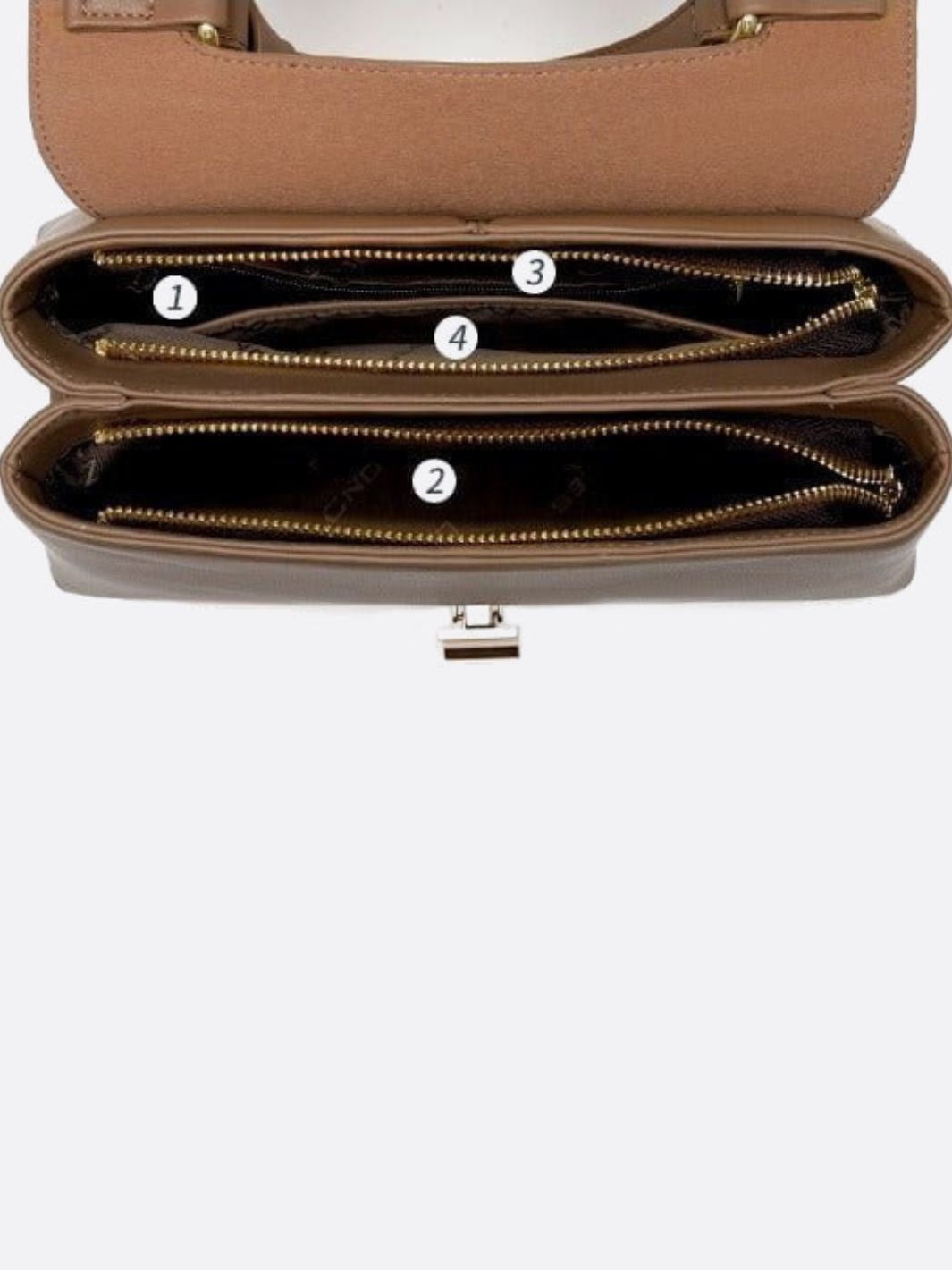 Trapeze Genuine Leather Handbag - Oreela