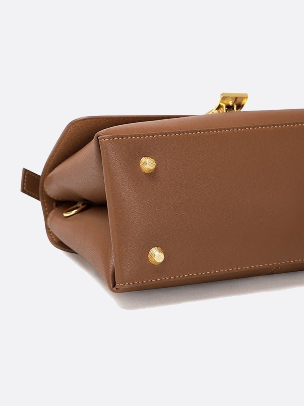 Trapeze Genuine Leather Handbag - Oreela