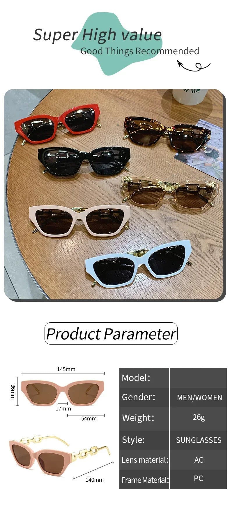 Women Korean Style Fashion Sunglasses Cat Eye - Oreela