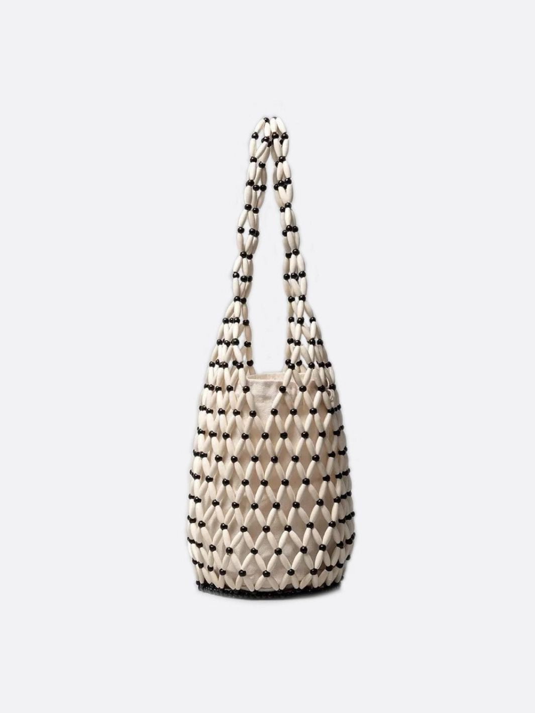 Wooden bead bag - Oreela