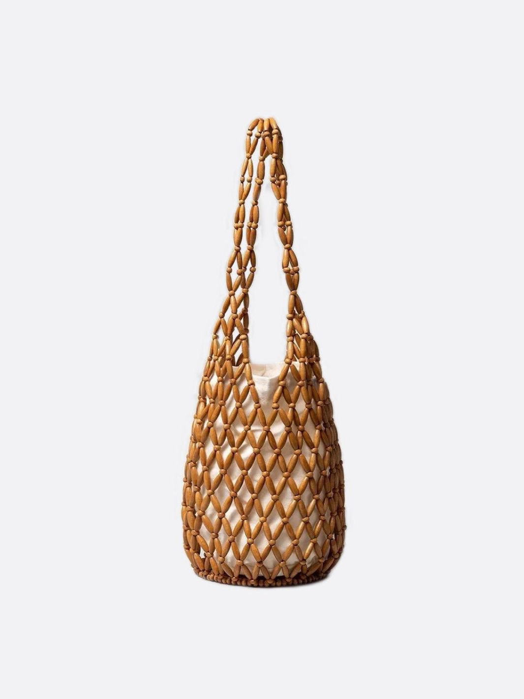 Wooden bead bag - Oreela