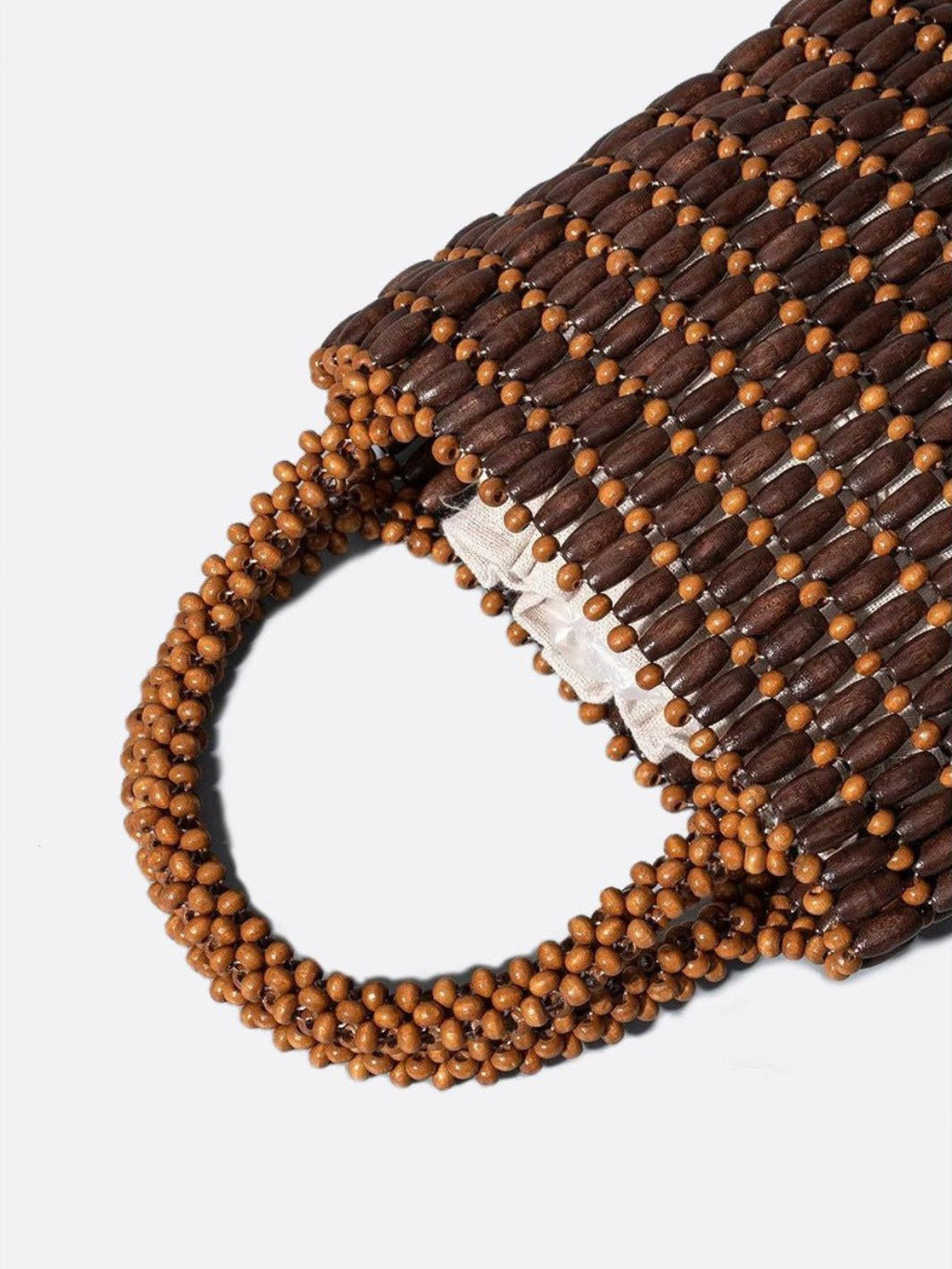 Wooden bead handbag - Oreela