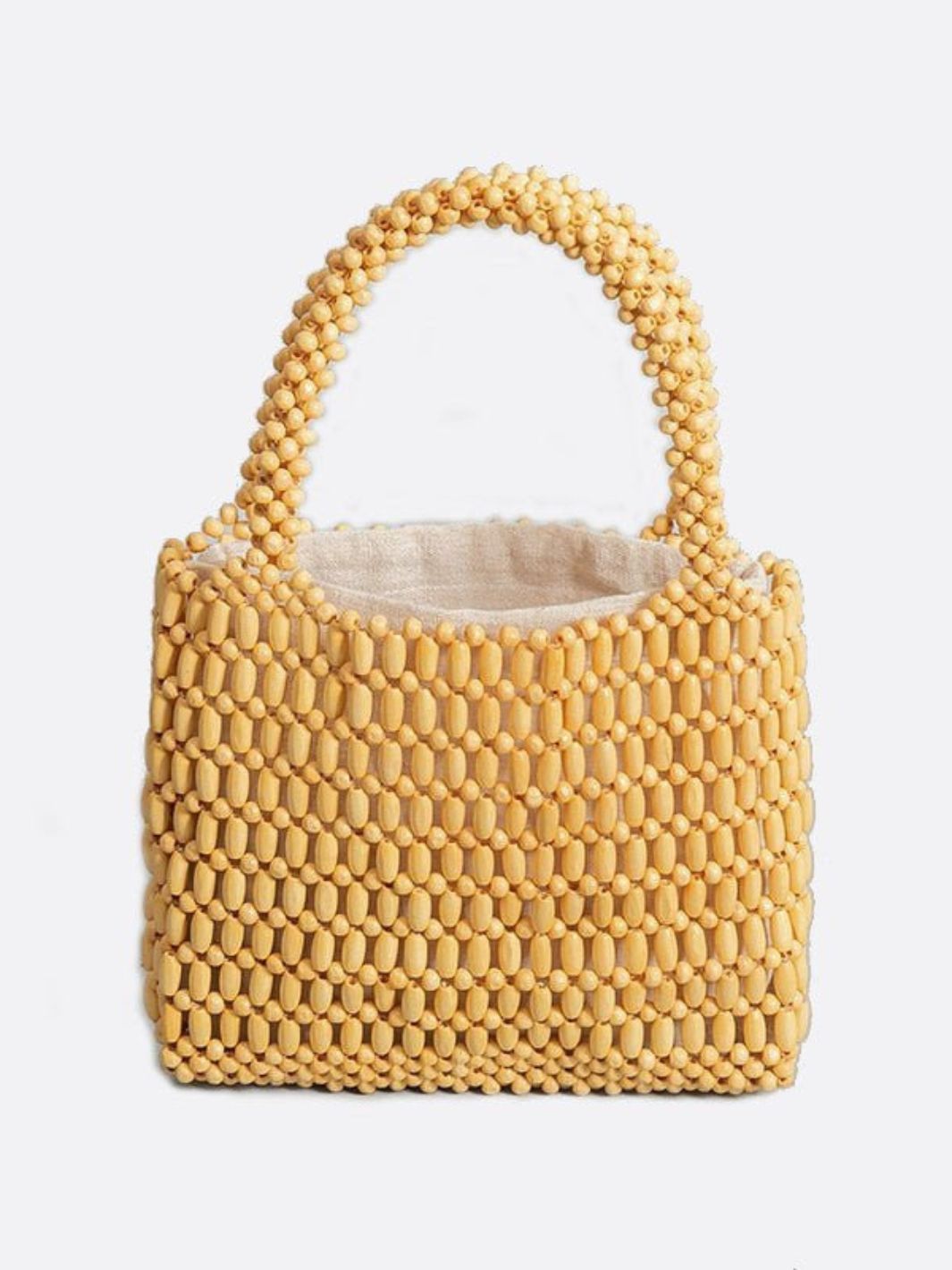 Wooden bead handbag - Oreela