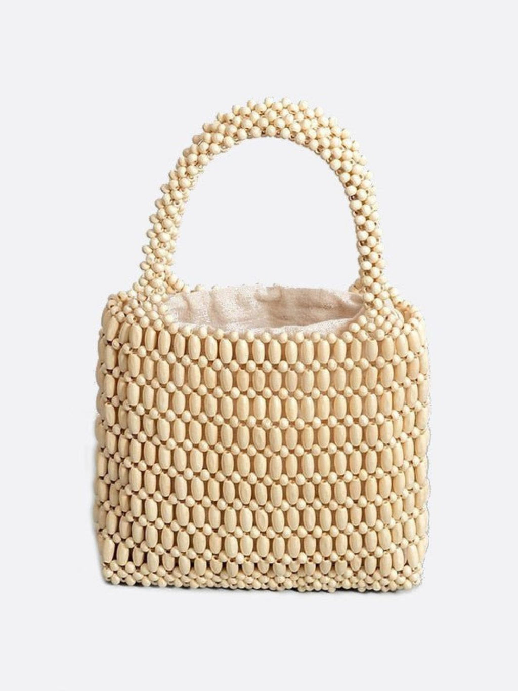 Wooden bead handbag - Oreela